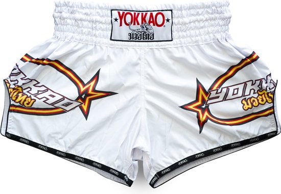 Yokkao Vertical Carbonfit Shorts - Satijnmix - Wit - maat XXL