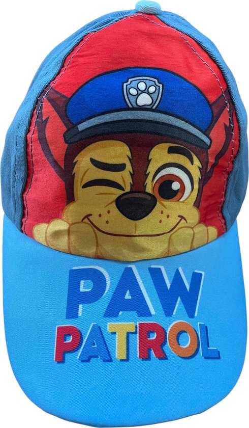 Paw Patrol Petje Blauw Rood - maat 44 - 46 cm - 6 tot 18 maanden Paw Patrol Cap