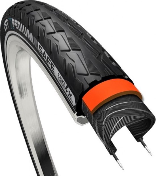 Duurzame antilekband 28 x 2,00 (50-622) zwart DELI TIRE