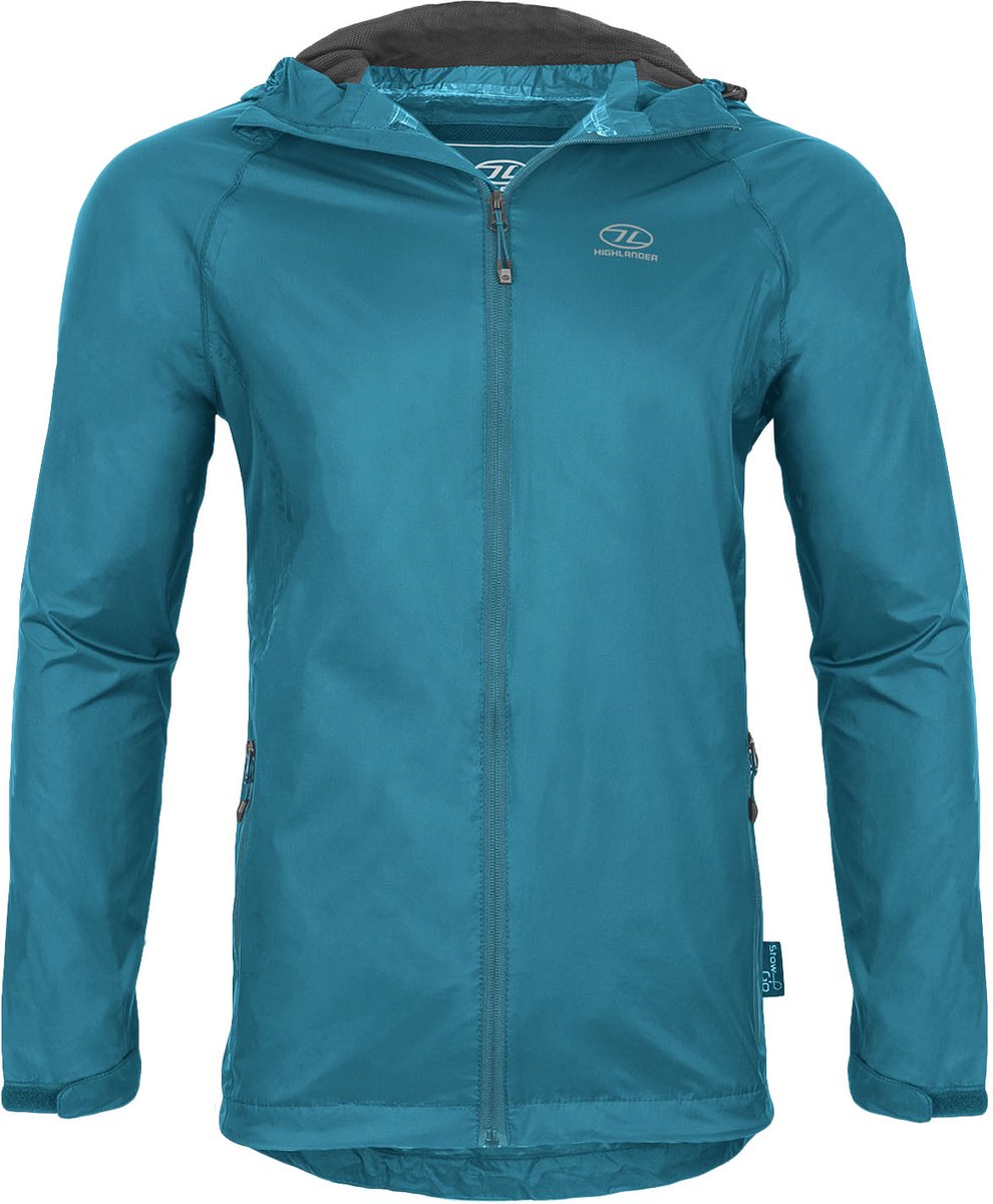 Highlander regenjas heren Stow & Go Pack Away Petrol Blauw