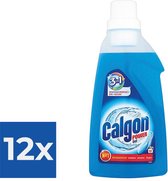 Calgon 2 in 1 Gel ActiClean - 750 ml - Wasmachine Beschermer - Voordeelverpakking 12 stuks