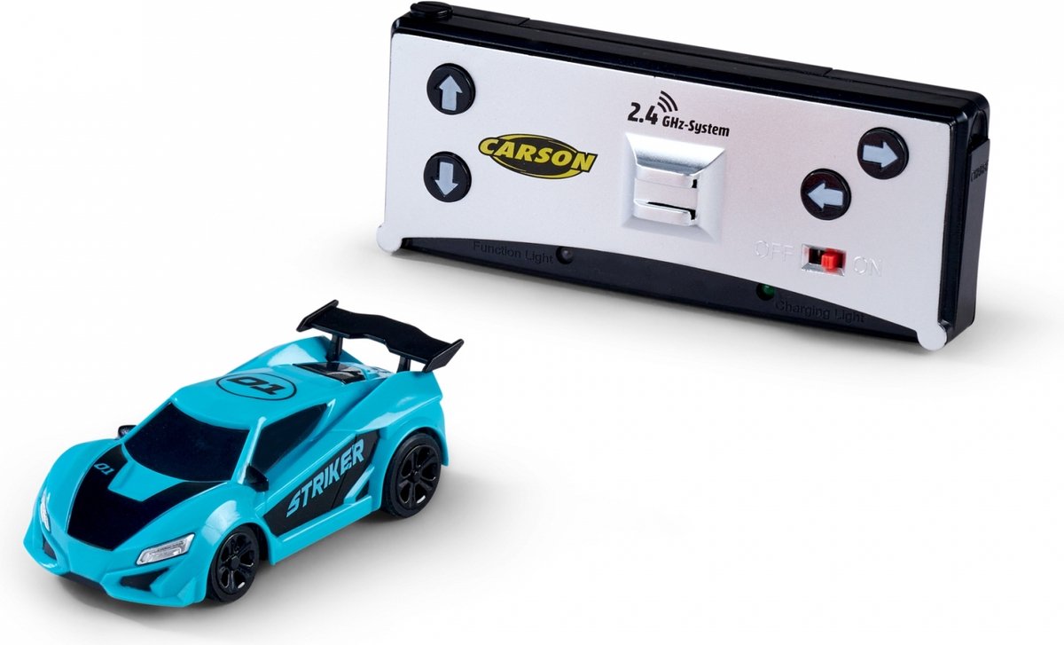 Nano Racer "Striker" Carson 2,4GHz aqua blauw