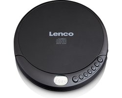 Lenco CD-010 Discman - Draagbare CD Speler met Oordopjes - Zwart
