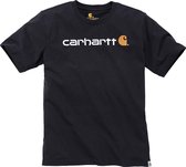 Carhartt 103361 Core Logo T-Shirt - Relaxed Fit - Black - M