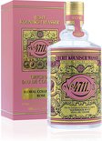 Fles en doos 4711 Eau de Cologne Floral Collection Rose 100 ml in roze en goud.