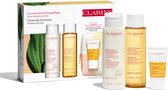 CLARINS - Cleansing Essentials Normal To Dry Skin - 3 st - Reinigingsmelk