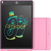LCD Tekenbord - Teken Tablet - 12 inch - Multicolor scherm - Roze