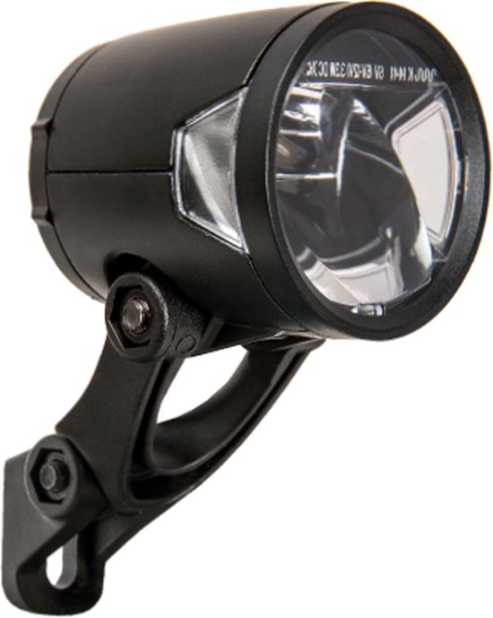 LED Fahrrad Scheinwerfer H-Black MR4 120 Lumen für Dynamo 6 Volt StVZO