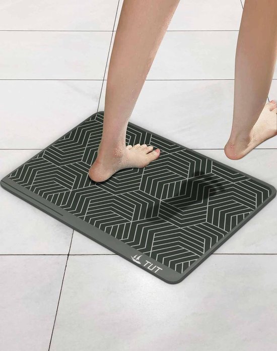 HUHJYUGE Luxe microvezel shaggy badmat, antislip waterabsorberende