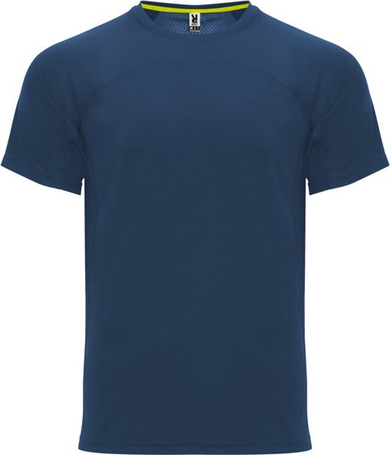 Navy Blue unisex snel drogend Premium sportshirt korte mouwen 'Monaco' merk Roly maat 3XL