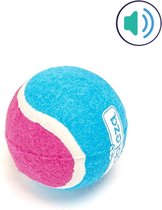 Nobleza Tennisbal hond - Speelbal hond - Piepbal hond - Bal hond - Lichtblauw/Roze