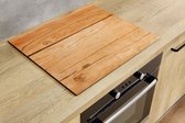 Inductiebeschermer - Ruw Hout - 58x52 cm - Inductiebeschermer - Inductie Afdekplaat Kookplaat - Inductie Mat - Anti-Slip - Keuken Decoratie - Keuken Accessoires