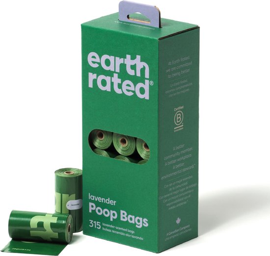 Earth Rated Eco Poepzakjes Lavendel 21 x 15 zakjes - Earth Rated