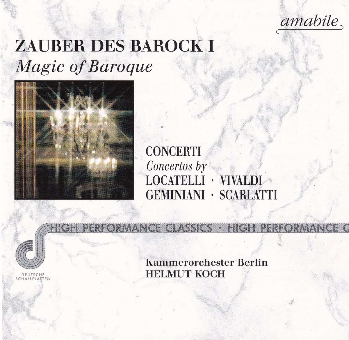Zabuer des Barock I - Diverse componisten - Kammerorchester Berlin o.l.v. Helmut Koch