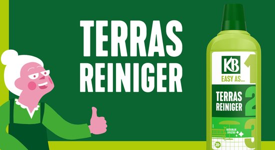 KB Terras Reiniger Concentraat - 750ml - Terrasreiniger vloeistof - Geschikt voor terras of oprit van Merkloos	 — afbeelding 4