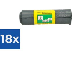 KOMO Afvalzakken met trekband - 60 l - 270 stuks