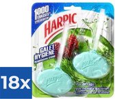 Harpic - Nature Fresh - Den & Rozemarijn - Toiletblok - 2 blokjes - Voordeelverpakking 18 stuks