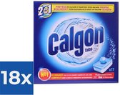 Calgon 2 in 1 Tabs Ontkalkingstabletten voor Wasmachines - 17 tabletten - Voordeelverpakking 18 stuks