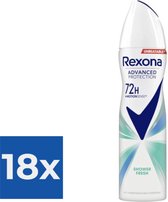 Rexona Deo Spray 72H - Shower Fresh - Voordeelverpakking 18 x 150 ml