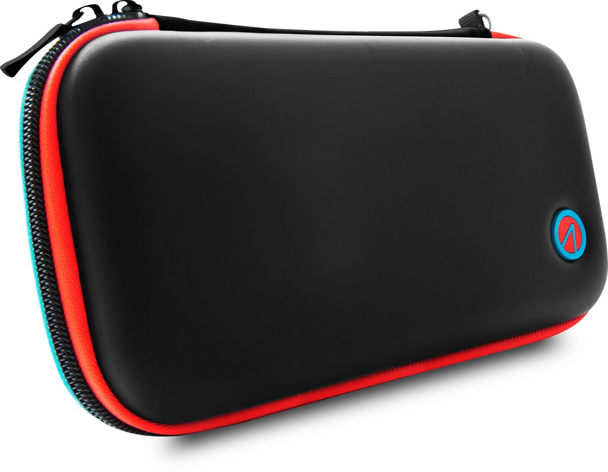 Stealth Travel Case for Switch -Neon Blue/Red