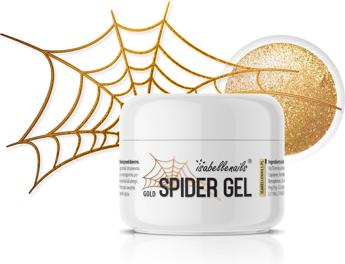 Isabelle Nails Spider Gel Goud 5g.
