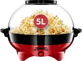 Gadgy Popcorn Machine Rond met Anti-aanbaklaag - Popcorn Maker Stil en Snel - 5 liter - Funcooking voor Party & Kids - Popcornpan