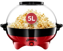 Gadgy Popcorn Machine Rond met Anti-aanbaklaag - Popcorn Maker Stil en Snel - 5 liter - Funcooking voor Party & Kids - Popcornpan - Cadeau voor Kind Gadgy Popcorn Machine Rond met Anti-aanbaklaag - Popcorn Maker Stil en Snel - 5 liter - Funcooking voor Party & Kids - Popcornpan - Cadeau voor Kind