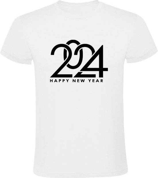 Wdmann S.r.l. Kostüm Slvester Hemd 'Happy New Year' für Herren, Schwa