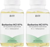 Berberine HCI - HCL 97% - 180 Vegan Capsules - Superfood - Bloedsuikerspiegel* - Normaal cholesterolgehalte* - 500 mg active stof Berberis wortelextract - Hoog gedoseerd - Luto Supplements