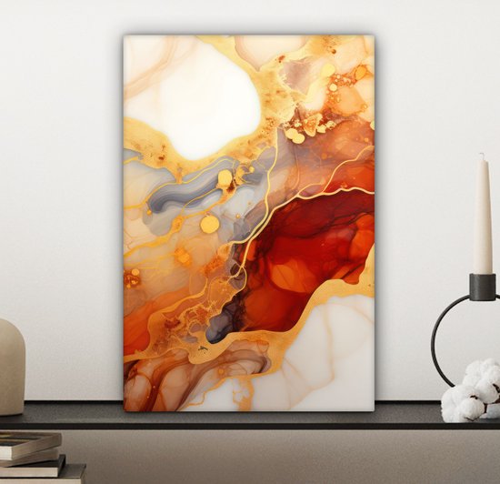 S-Art Dagobert Afbeelding Kleurrijk | Modern Canvas XXL voor Woonkamer | Wanddecoratie | Kleurrijk Poster voor Muur