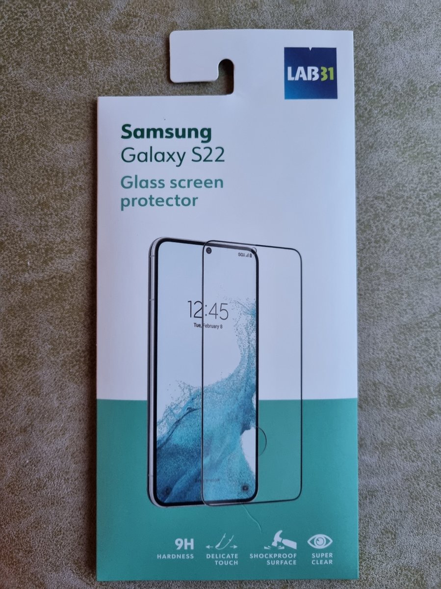Screenprotector Samsung Galaxy S22 gehard glas