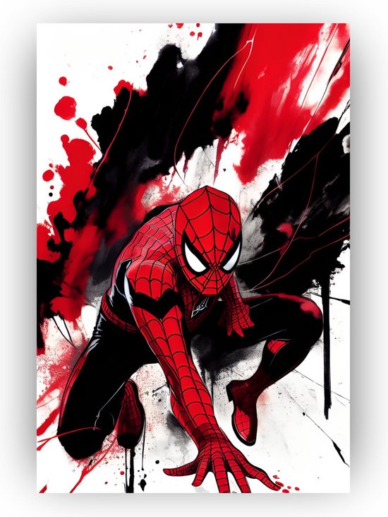 Marvel Spiderman Poster 61x91,5 Cm - Offizielle Lizenz Wanddekoration