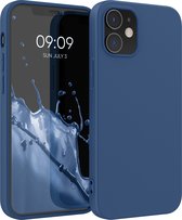 kwmobile telefoonhoesje geschikt voor Apple iPhone 12 / iPhone 12 Pro - Hoesje voor smartphone - Back cover in marineblauw