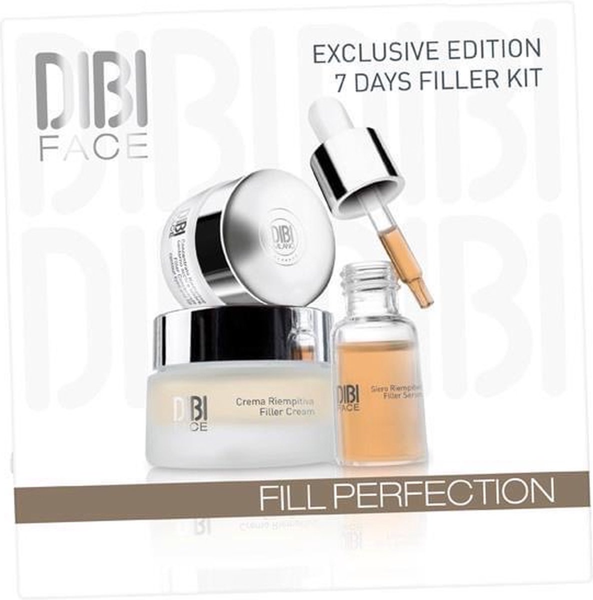 DIBI MILANO - Exclusive Edition 7 days filler kit - Creme + Serum + Rimpelvuller - voor een perfect gezicht in 15 dagen!
