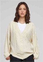 Urban Classics - Cardigan en tricot torsadé - XL - Beige