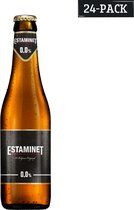 Estaminet Refined Lager 0.0% fles 25cl - 24-pack