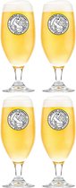 Uiltje IPA Bierglas 25cl - Set van 4 Bierglazen - Perfect voor IPA, Speciaal bier en Craft Biergenot