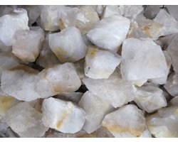 Bergkristal Ruw Groot - B-Kwaliteit - Groothandel Partij van 25kg - Stenen / Stukken van 0,5 tot 4kg p/st