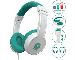 TIMIO Opvouwbare Kinder-Koptelefoon, Hoofdtelefoon, Headphones | Licht, Klein, Compact | Compatibel met TIMIO Player en andere Apparaten | Volume beperkt tot 85dB | Afneembare Kabel | Muzie...