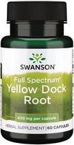 Swanson - Full Spectrum Yellow Dock Root / Gele dokwortel (Rumex Crispus) - 400mg - 60 Capsules