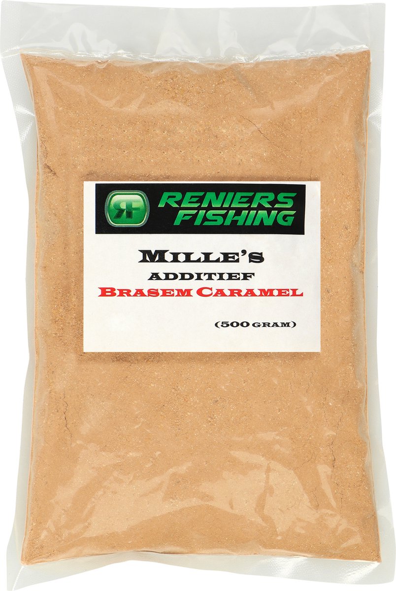 Reniers Fishing Mille's Additieven 500gr - Smaak : Bream Caramel