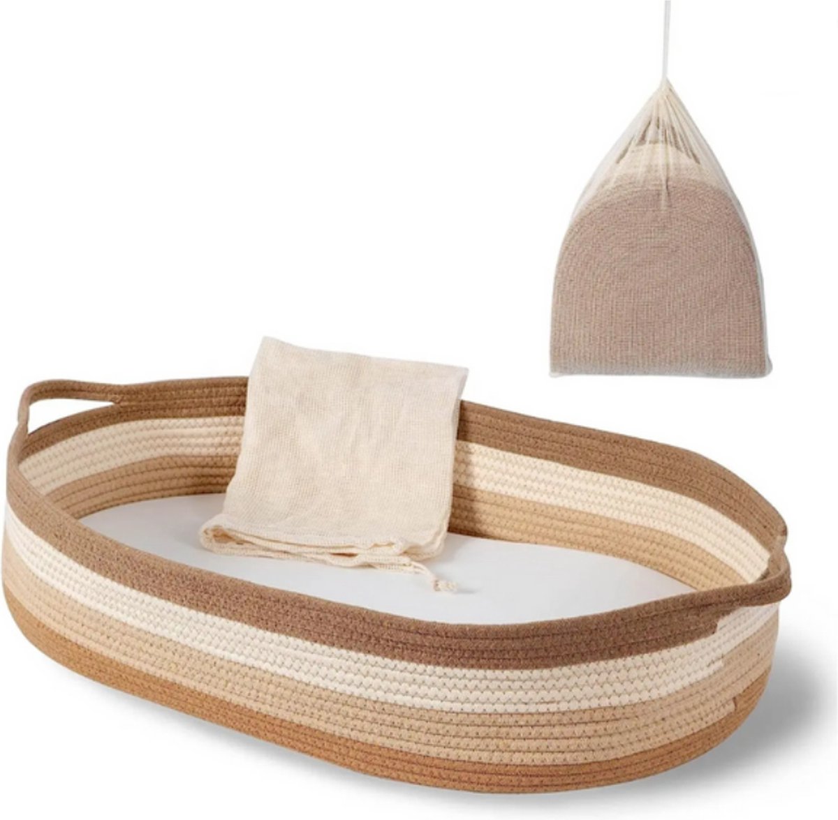 Goedkoopste Verschoonmand - Mozesmand - Verschoonkussen - Verschoningsmand - Duurzaam - 70 x 43 cm