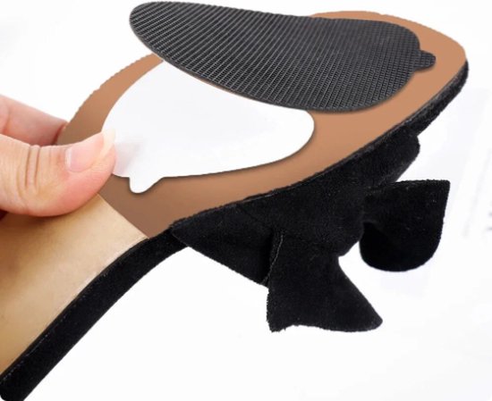 Unikstep 5 paar schoen zool anti-slip handgrepen, antislip zelfklevende rubberen pads, schoen bodem en hiel ruisonderdrukking stickers en beschermers