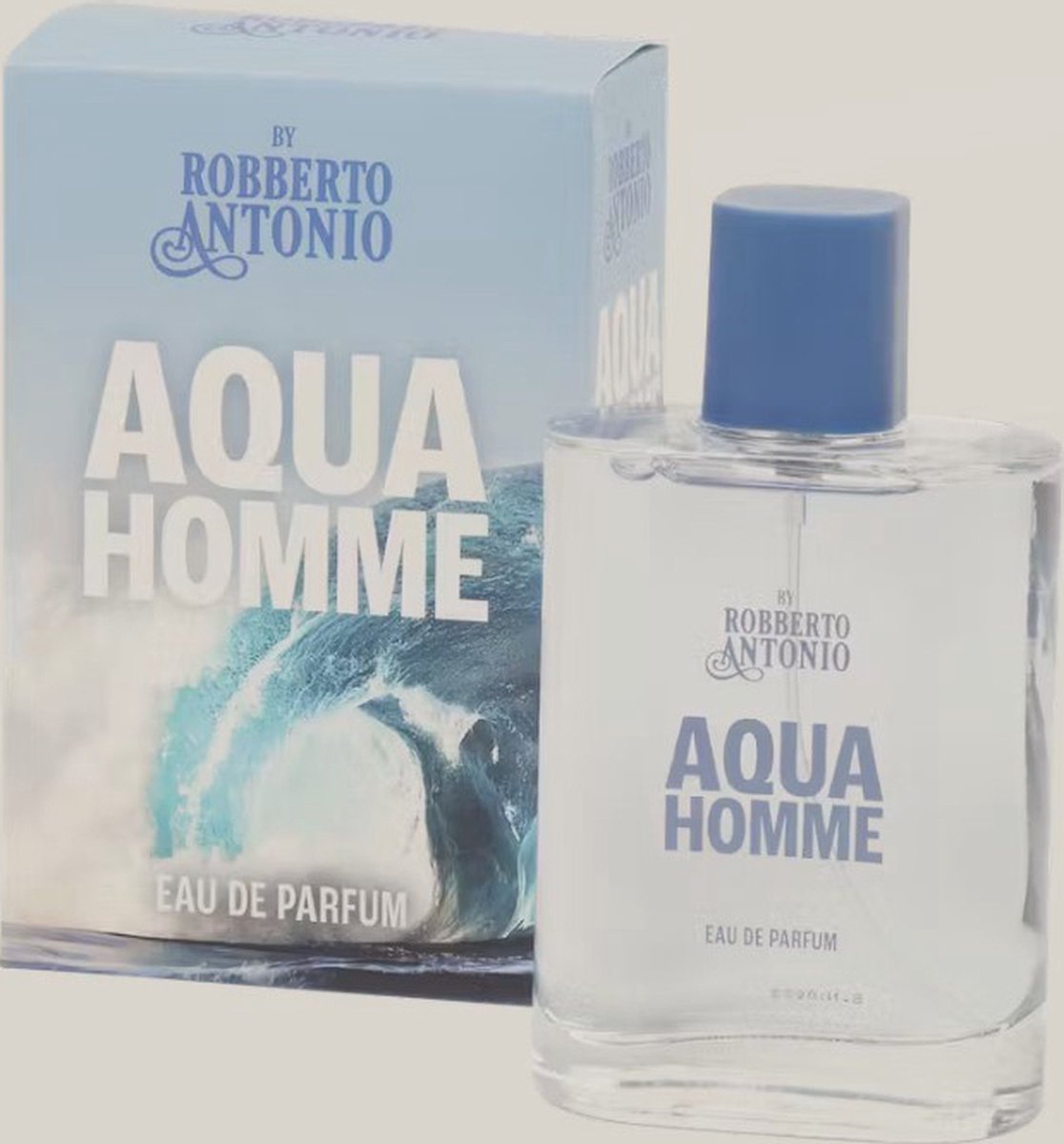 AQUA HOMME - ROBERTO ANTONIO - 100 ML EDP PERFUME FOR MEN - 100% NEW