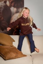 Knuffle Classic Hoodie® | Van het bekende Nederlandse merk Knuffle® | Linda: "De perfecte hoodie voor jouw kind! Stijlvol en comfortabel" | Duurzaam geproduceerd in Portugal | Voor jongens en meisjes | In 4 kleuren, dit is maat 146-152, kleur Bruin