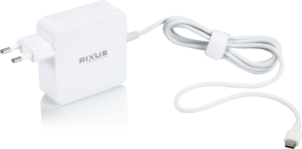 Rixus - 61W Oplader Voor Macbook USB C Type