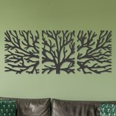 Wanddecoratie | Takken 3-luik - M (40x100cm)