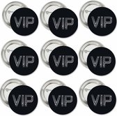 9 Buttons VIP Shiny Star - VIP - button - badge, - feest - party - kerst - huwelijk - Oud&Nieuw - jubileum