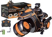 Huntex Stuntmotor - RC Voertuigen - Afstandsbestuurbare Motor voor Kinderen & Volwassenen - Veelzijdig als RC Auto/Boot/Vliegtuig - Duurzaam & Veilig - Oranje/Zwart