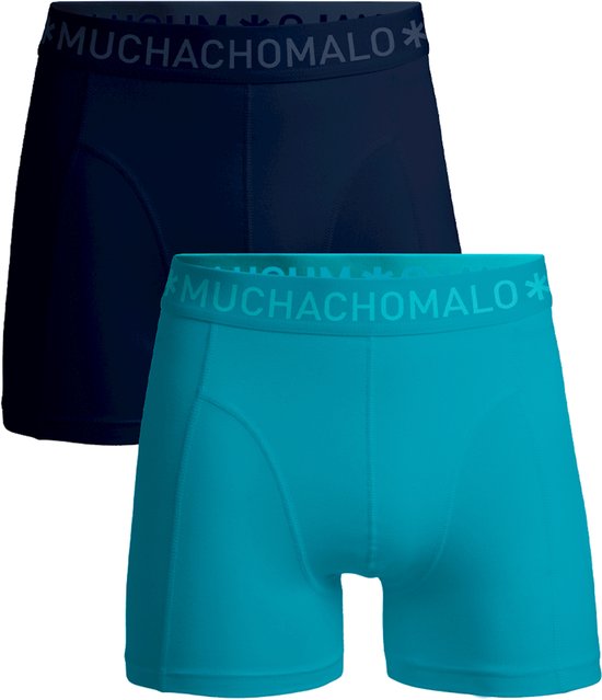 Muchachomalo boxershorts - heren boxers normale (2-pack) - Boxer Shorts Solid - Maat: